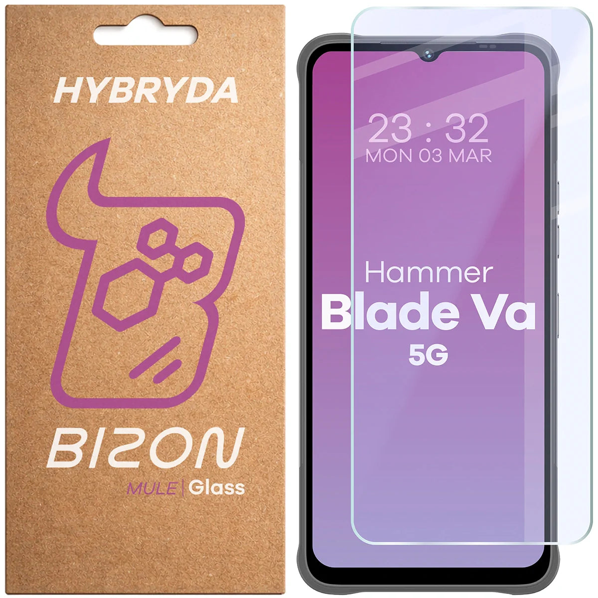Flexibles Hybridglas für HAMMER Blade Va 5G, Bizon Hybrid Mule