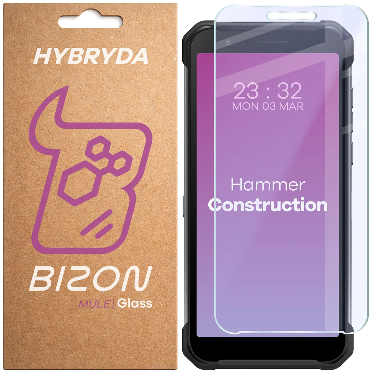 Flexibles Hybridglas für HAMMER Construction, Bizon Hybrid Mule