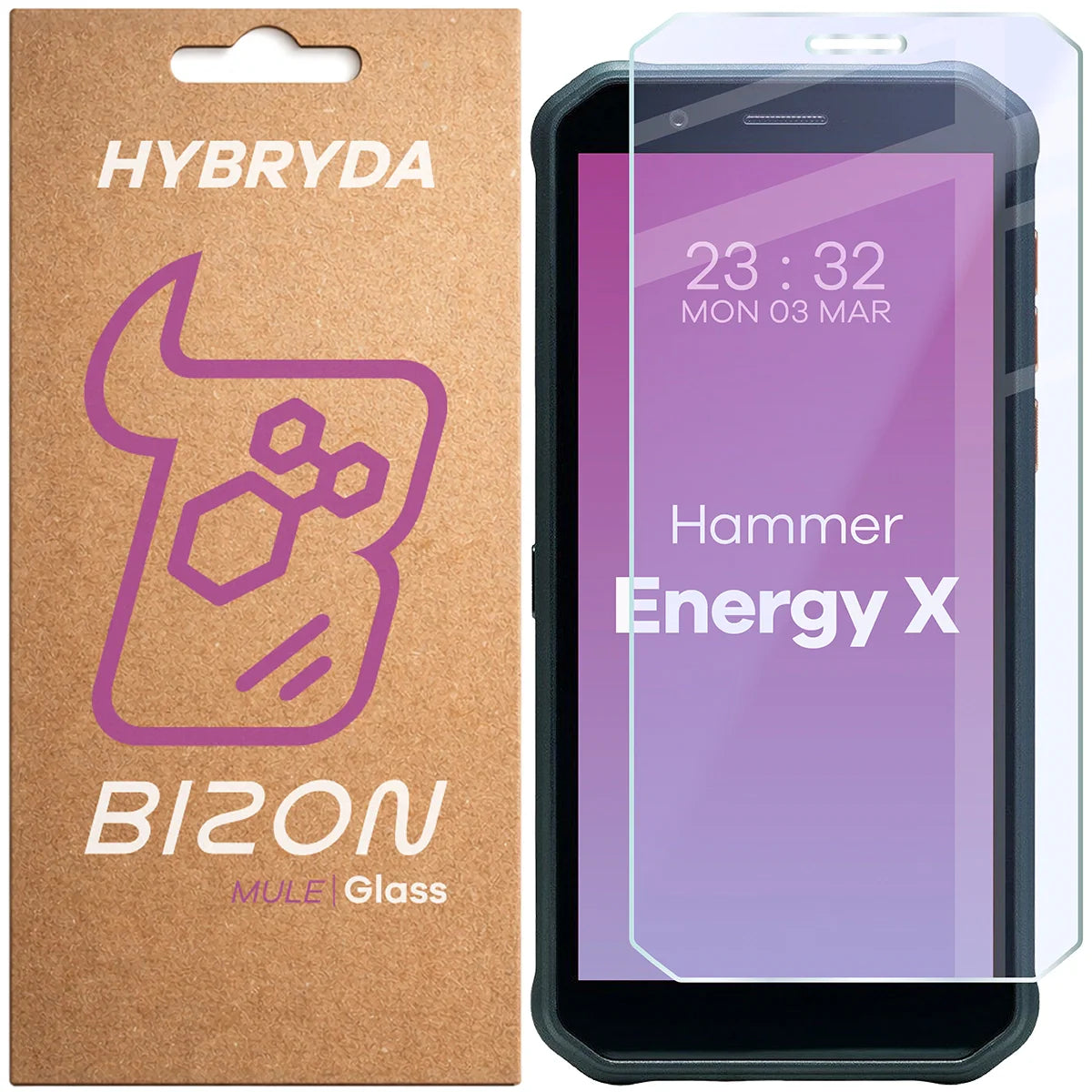 Flexibles Hybridglas für HAMMER Energy X, Bizon Hybrid Mule