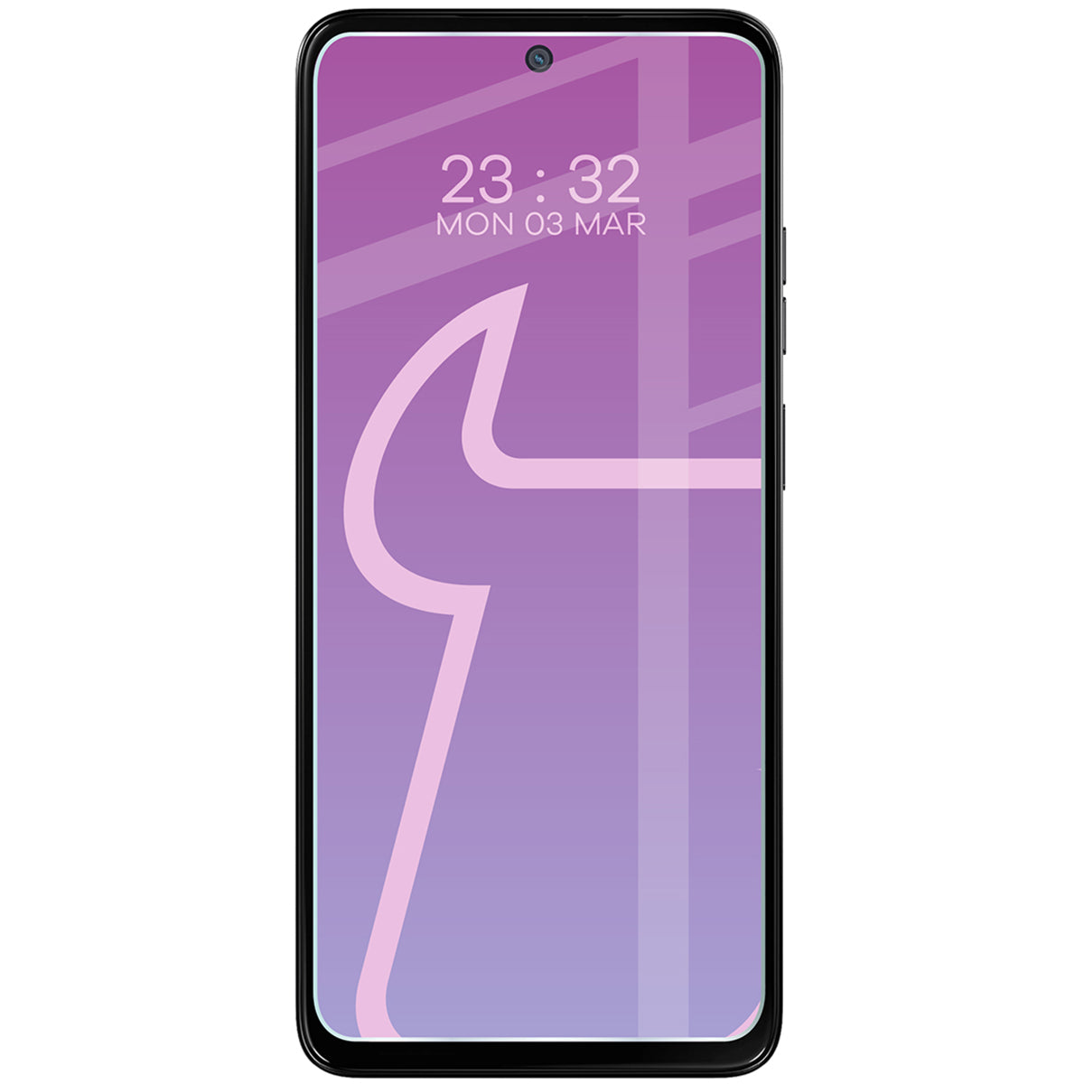Flexibles Hybridglas für Motorola Moto G15 / G15 Power / E15, Bizon Hybrid Mule