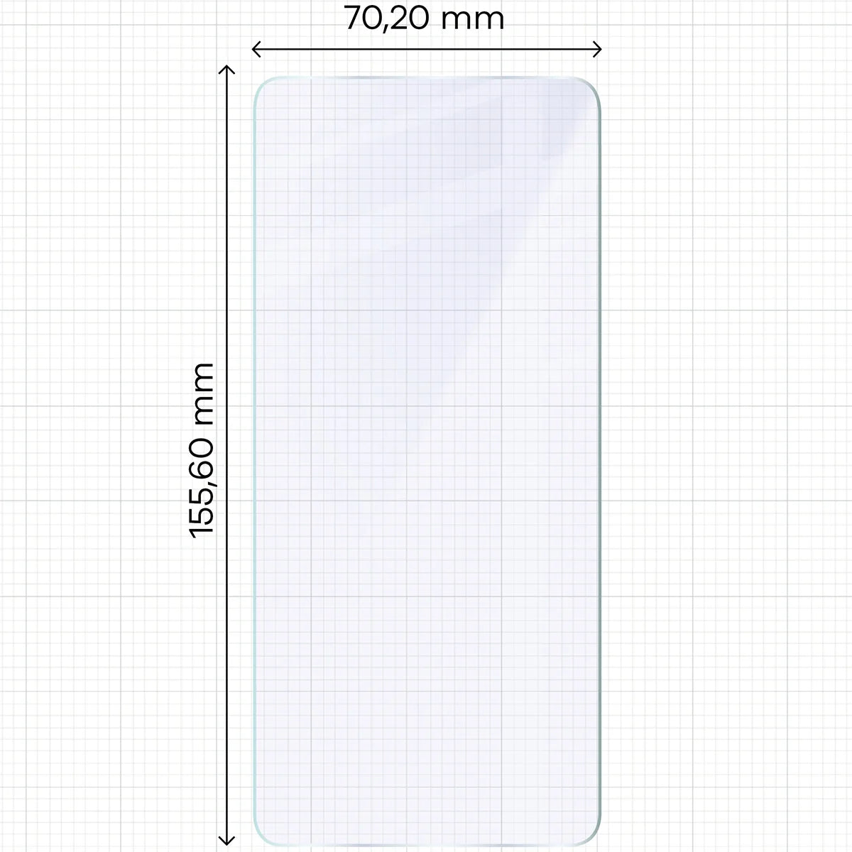 Flexibles Hybridglas für Motorola Moto G86 Power 5G, Bizon Glass Mule