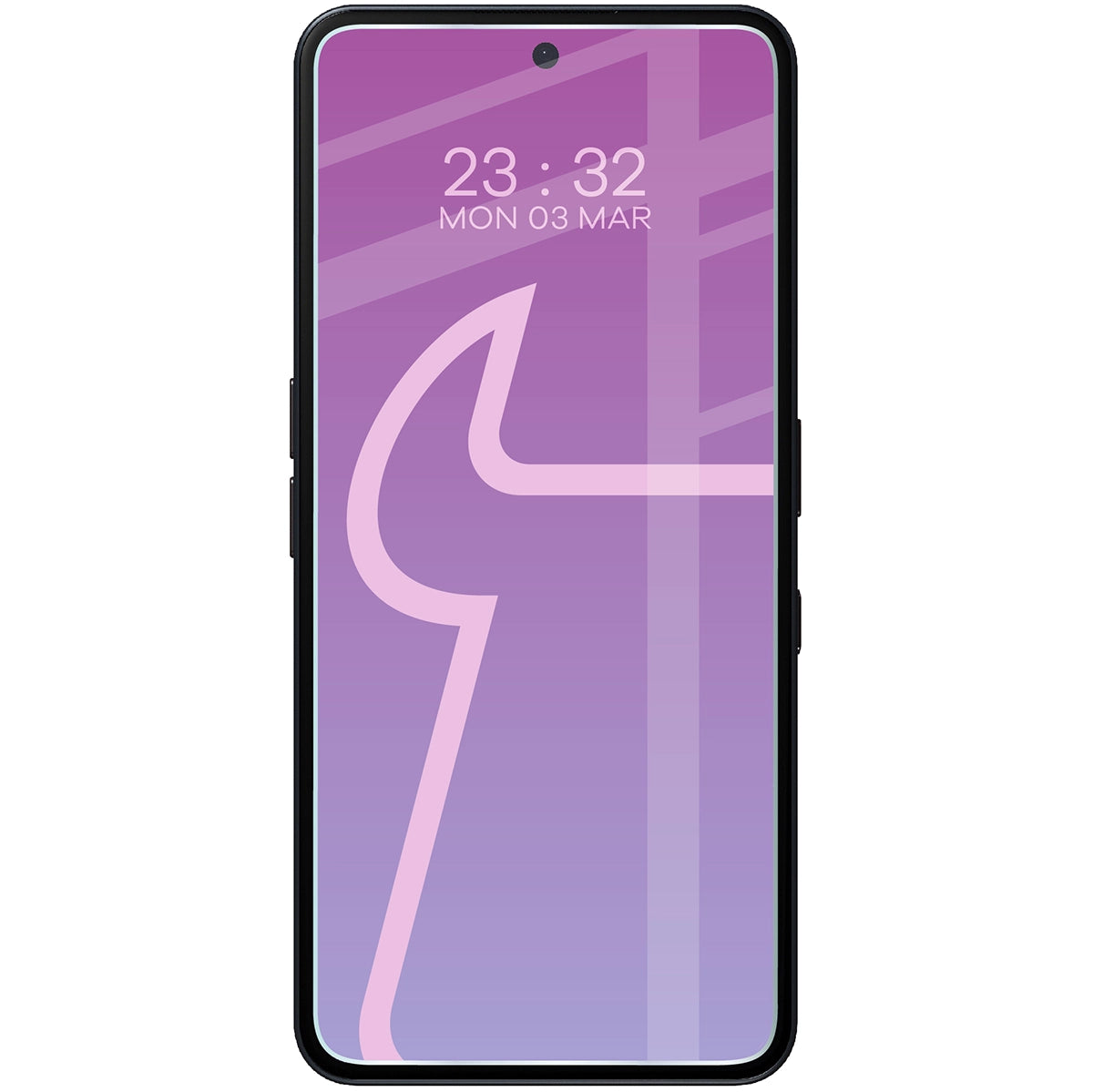 Flexibles Hybridglas für Nothing Phone (3a), Bizon Hybrid Mule