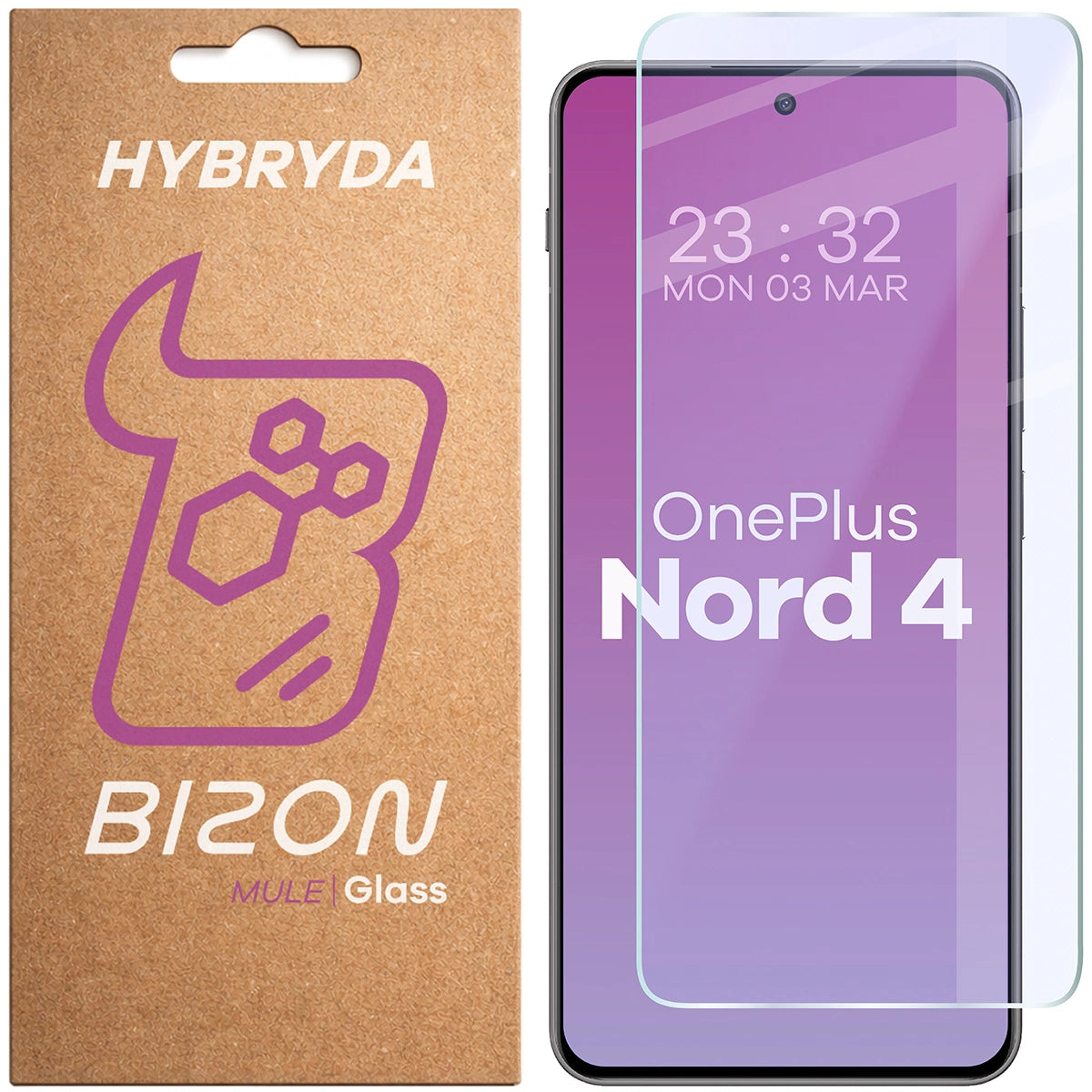 Flexibles Hybridglas für OnePlus Nord 4, Bizon Hybrid Mule