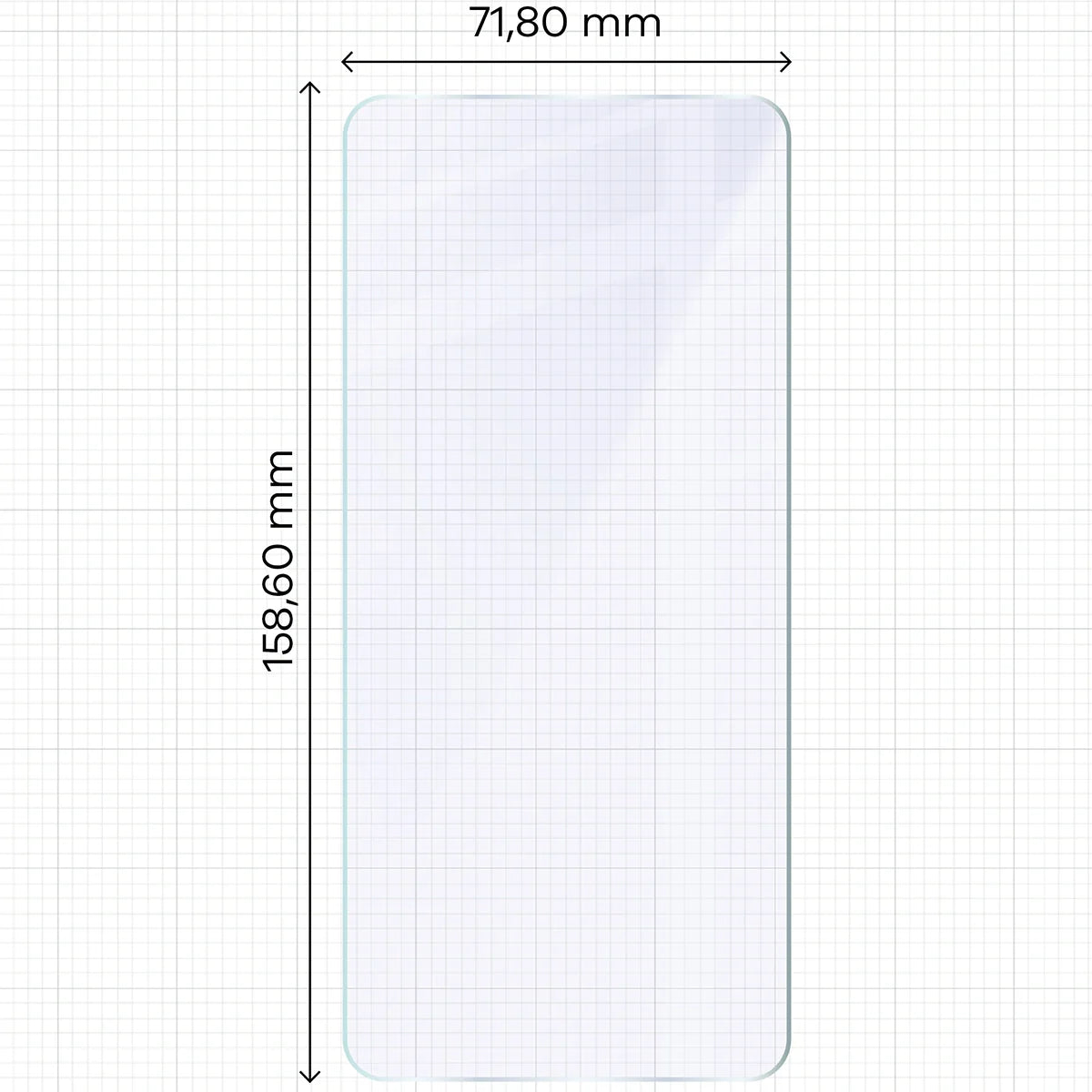 Flexibles Hybridglas für OnePlus Nord CE5 5G, Bizon Glass Mule