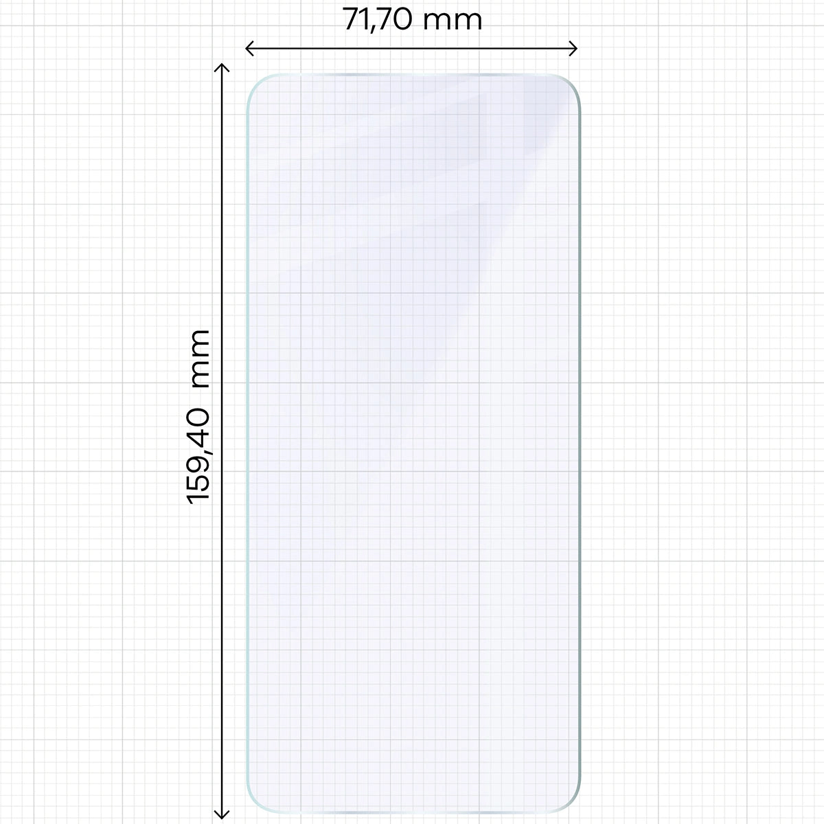 Flexibles Hybridglas für Oppo A5 Pro 5G, Bizon Glass Mule