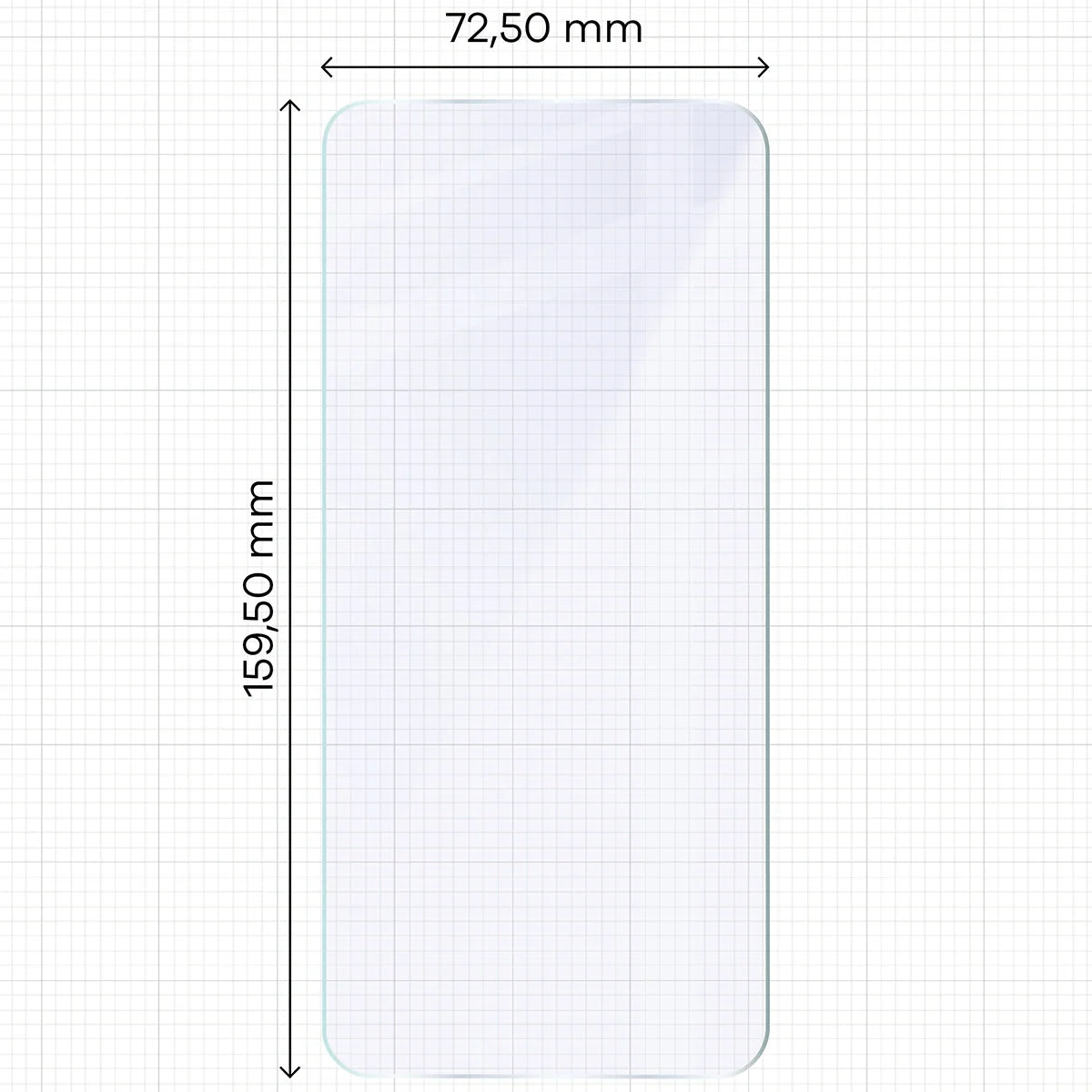 Flexibles Hybridglas für Galaxy A17 5G, Bizon Glass Mule