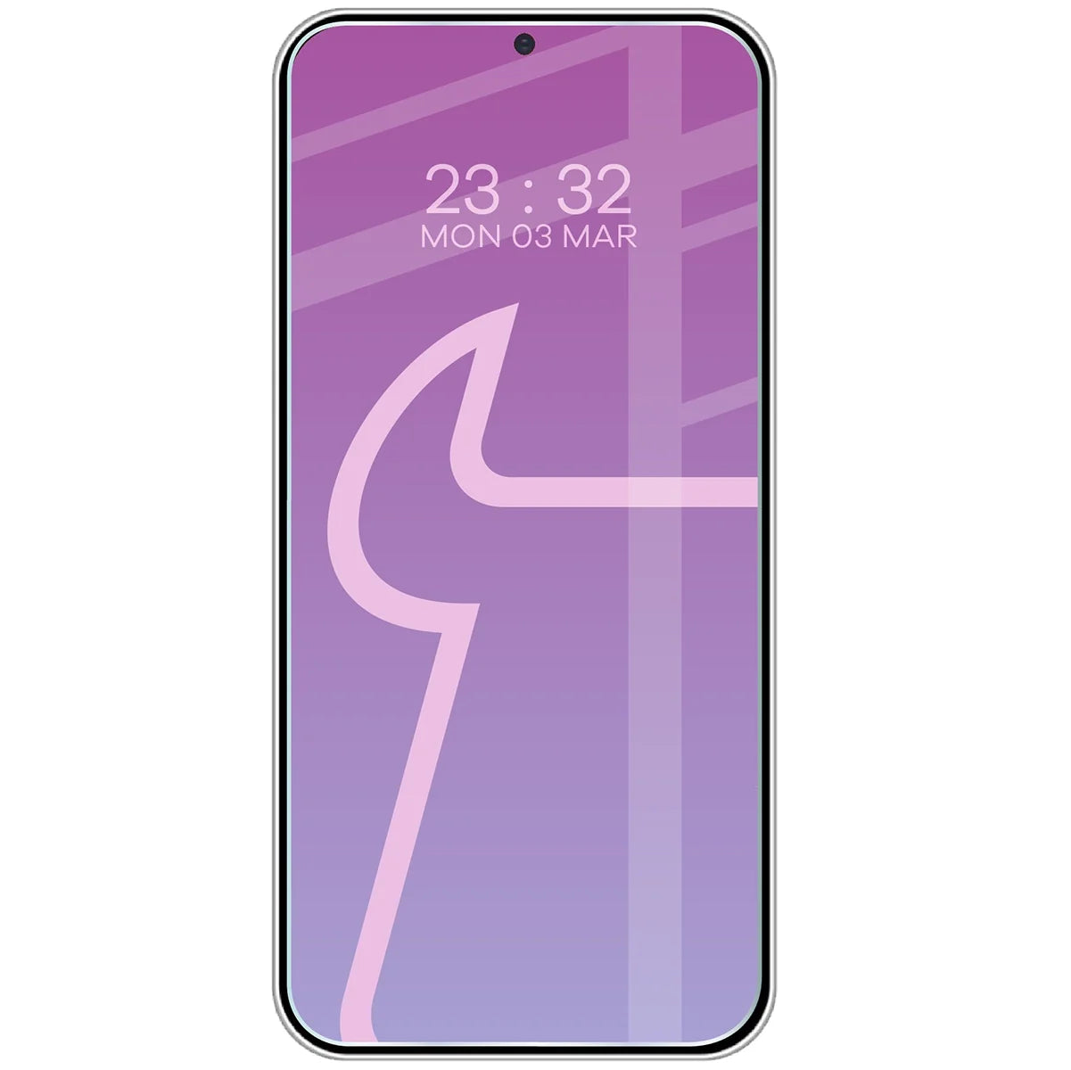 Flexibles Hybridglas für Galaxy S25, Bizon Hybrid Mule