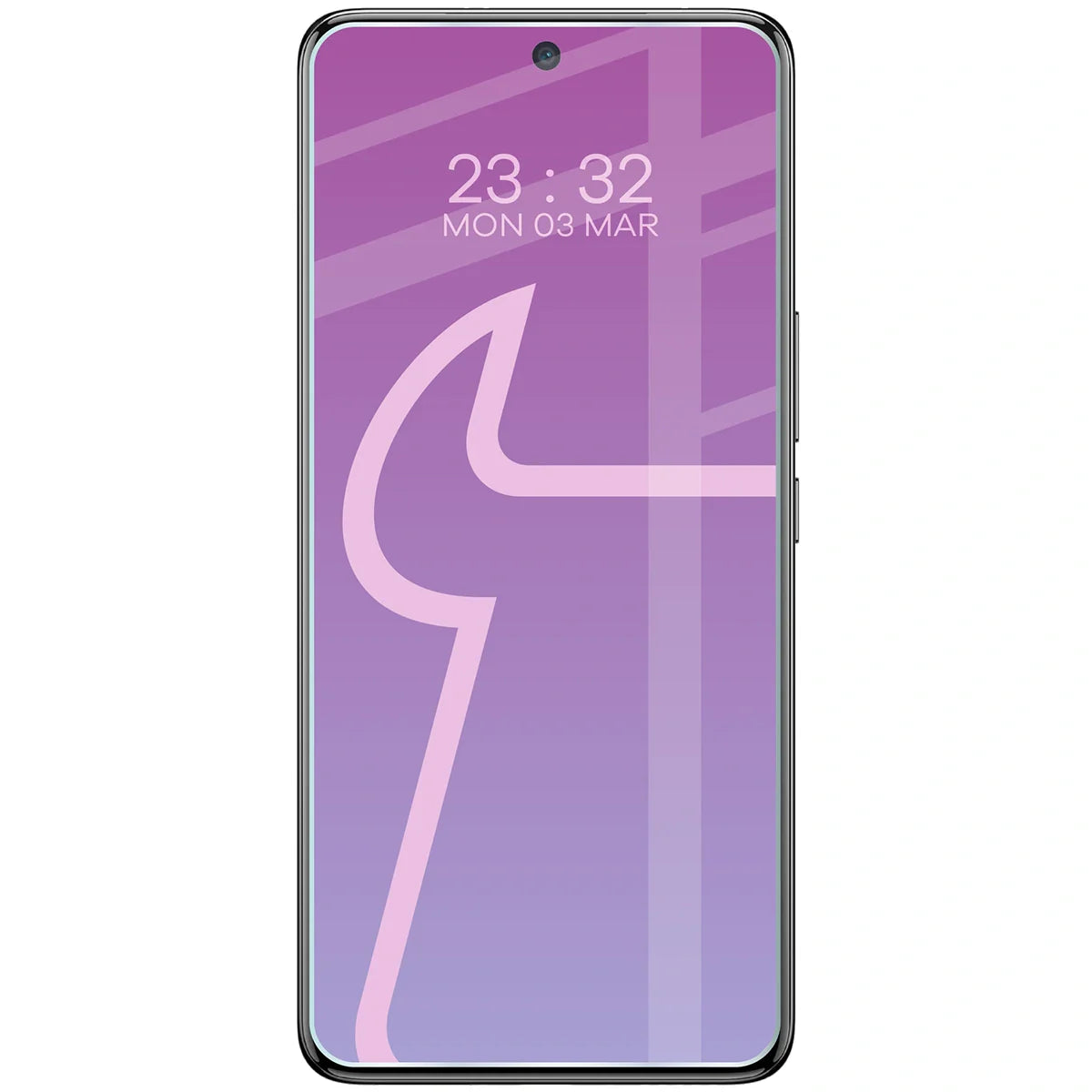 Flexibles Hybridglas für Vivo V50 5G, Bizon Glass Mule