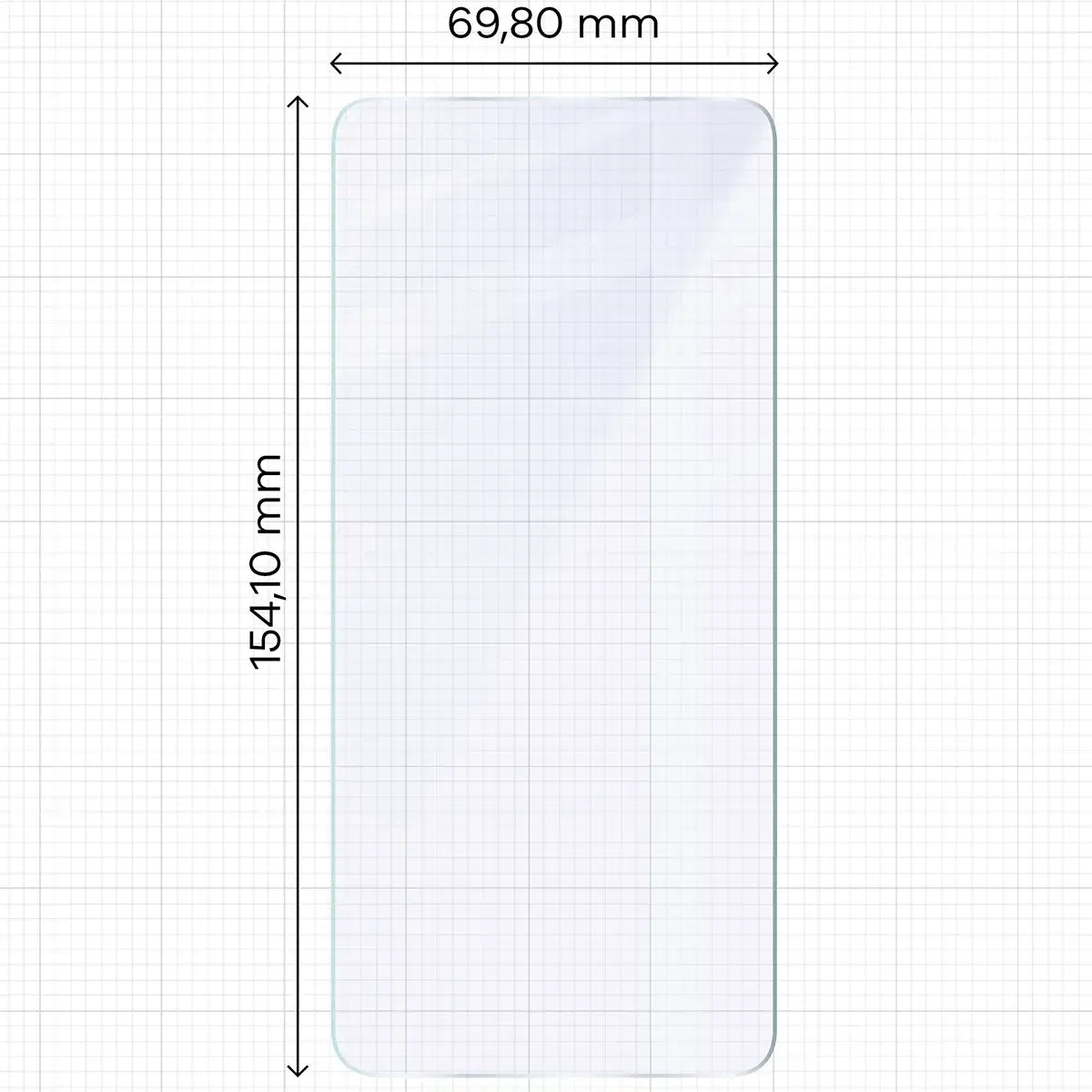 Flexibles Hybridglas für Xiaomi POCO F7 Ultra, Bizon Glass Mule