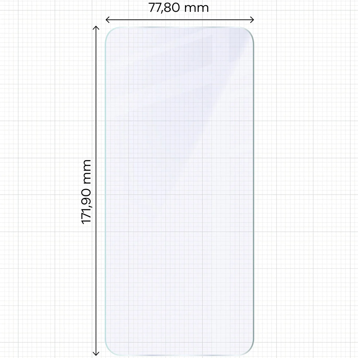 Flexibles Hybridglas für Xiaomi POCO M7 5G, Bizon Glass Mule