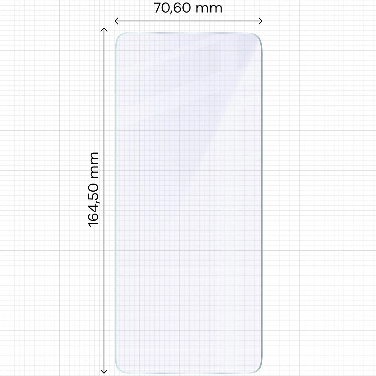 Flexibles Hybridglas für Xiaomi Redmi A5, Bizon Glass Mule
