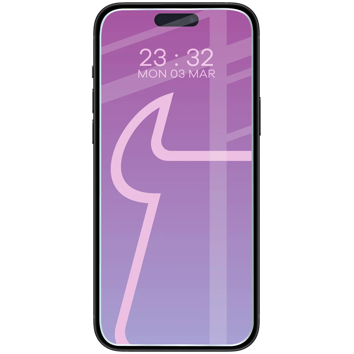Flexibles Hybridglas für iPhone 15 Plus, Bizon Hybrid Mule Duo, 2 Stück