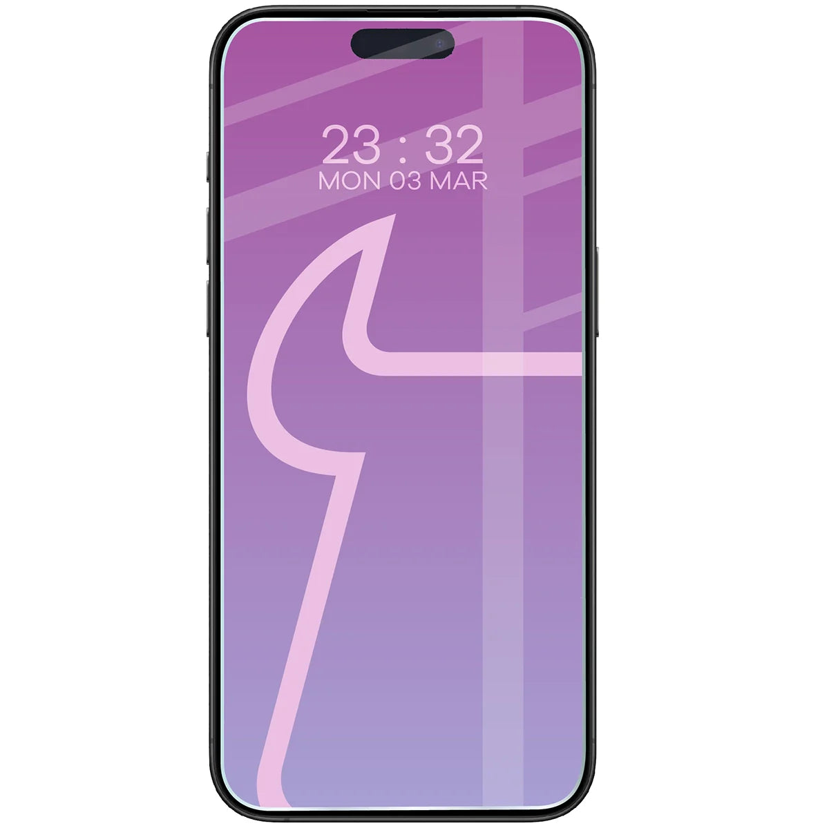 Flexibles Hybridglas für iPhone 15 Pro Max, Bizon Hybrid Mule Duo, 2 Stück