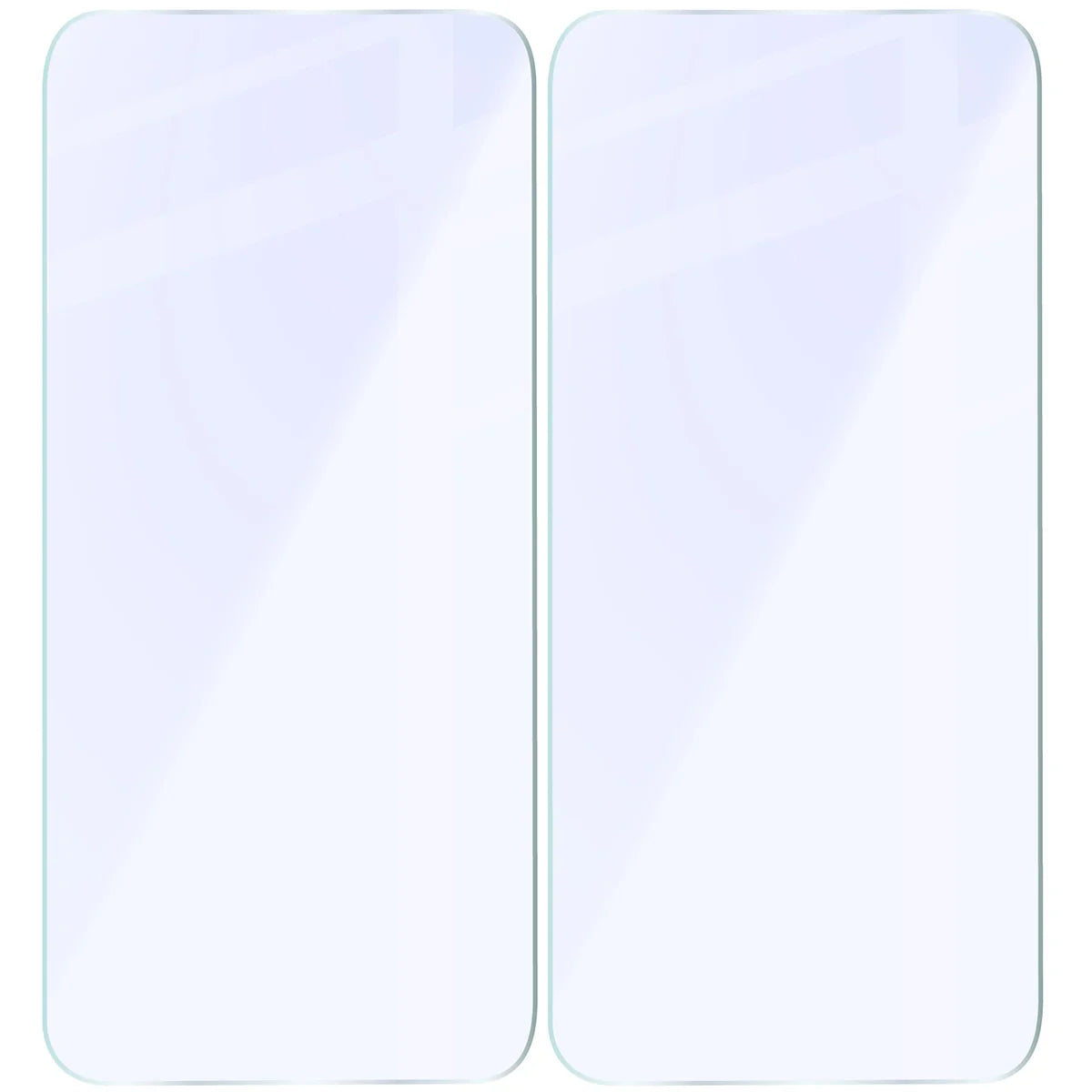 Flexibles Hybridglas für iPhone 15 Pro Max, Bizon Hybrid Mule Duo, 2 Stück