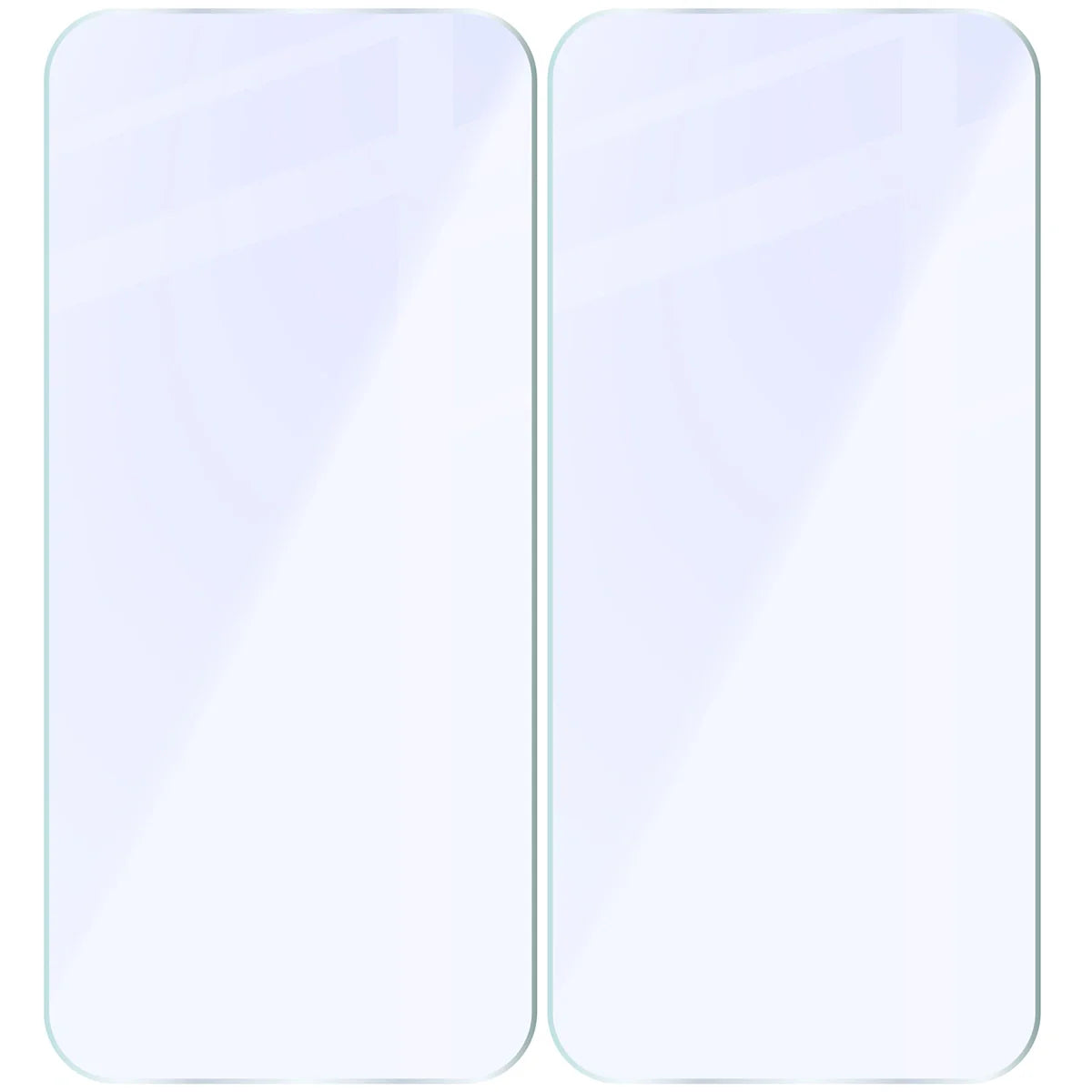 Flexibles Hybridglas für iPhone 16 Pro, Bizon Hybrid Mule Duo, 2 Stück