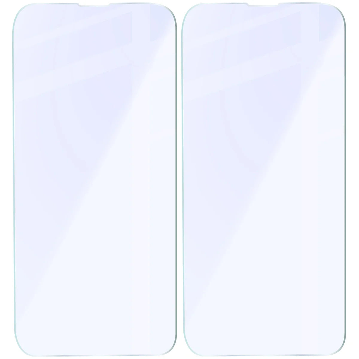 Flexibles Hybridglas für iPhone 17e / 16e, Bizon Hybrid Mule Duo, 2 Stück