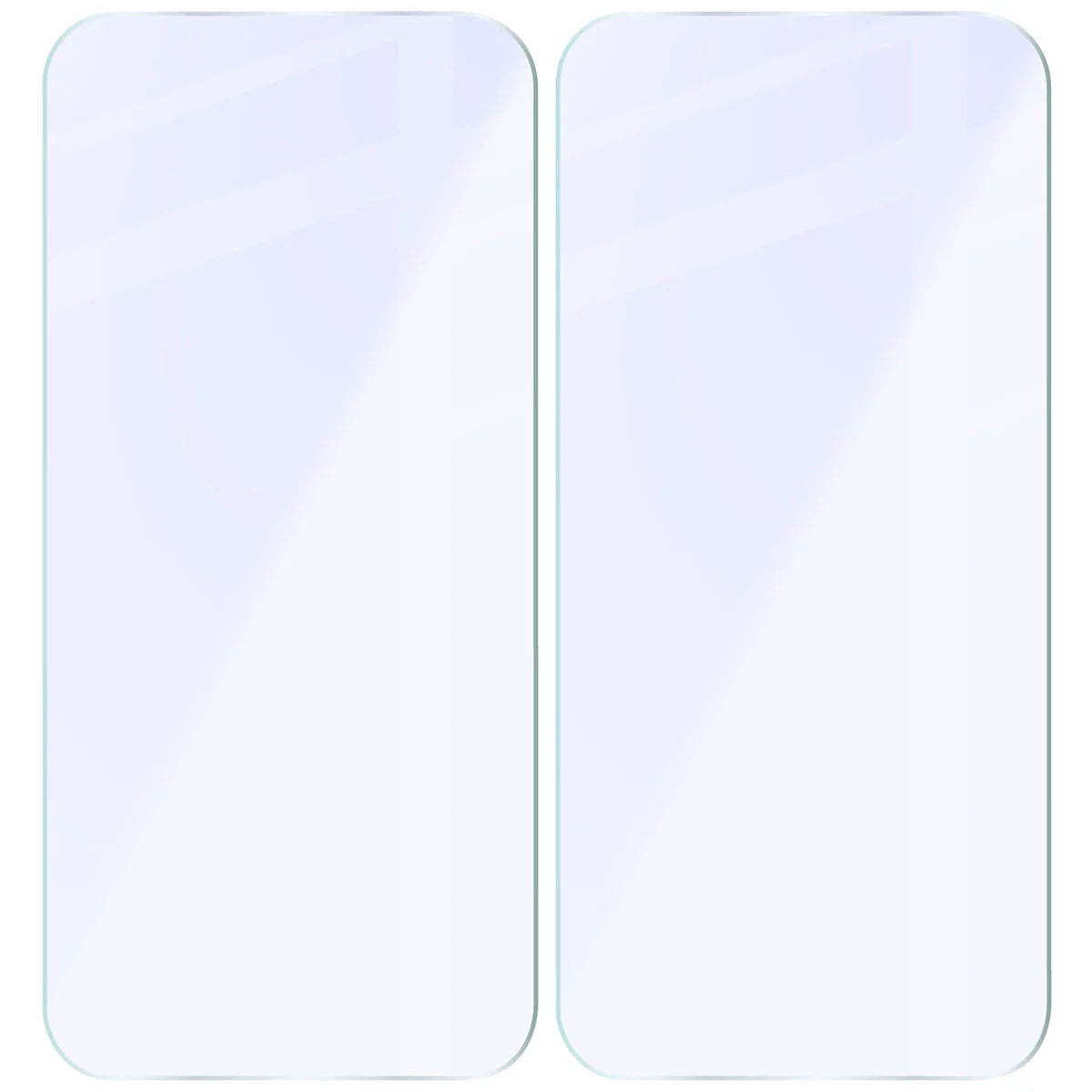 Flexibles Hybridglas für iPhone 17, Bizon Hybrid Mule Duo, 2 Stück