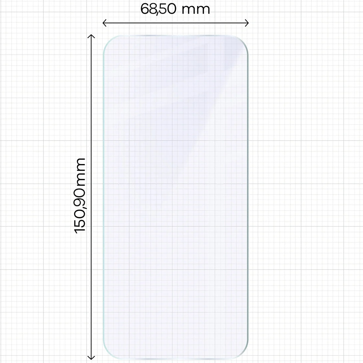 Flexibles Hybridglas für Google Pixel 9a, Bizon Hybrid Mule Duo, 2 Stück