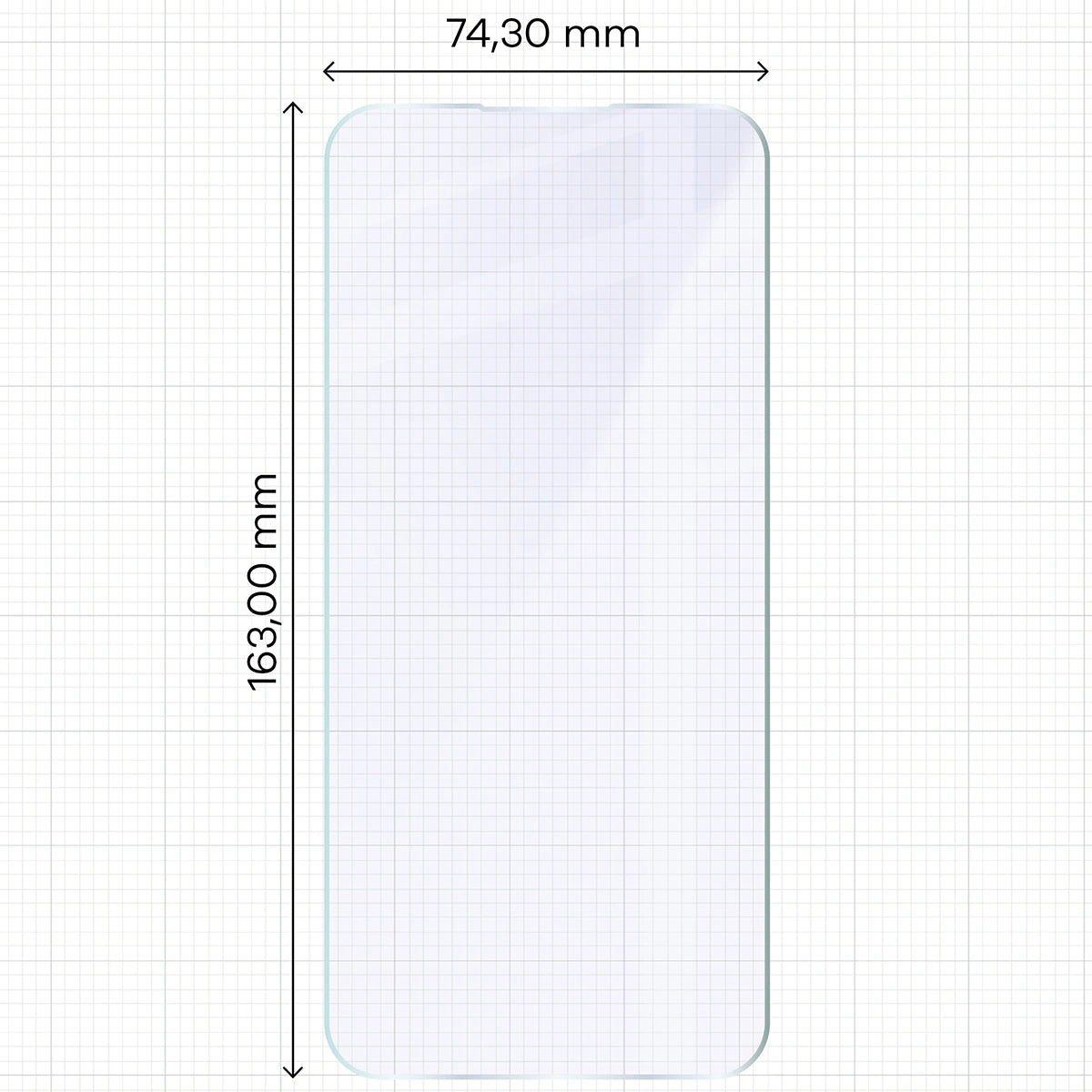 Flexibles Hybridglas für HAMMER Blade V 5G, Bizon Hybrid Mule Duo, 2 Stück