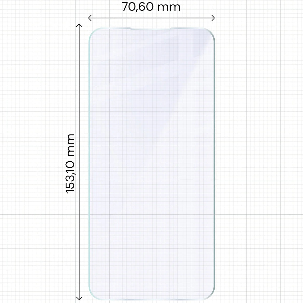 Flexibles Hybridglas für HAMMER Energy X2 5G / 2, Bizon Hybrid Mule Duo, 2 Stück