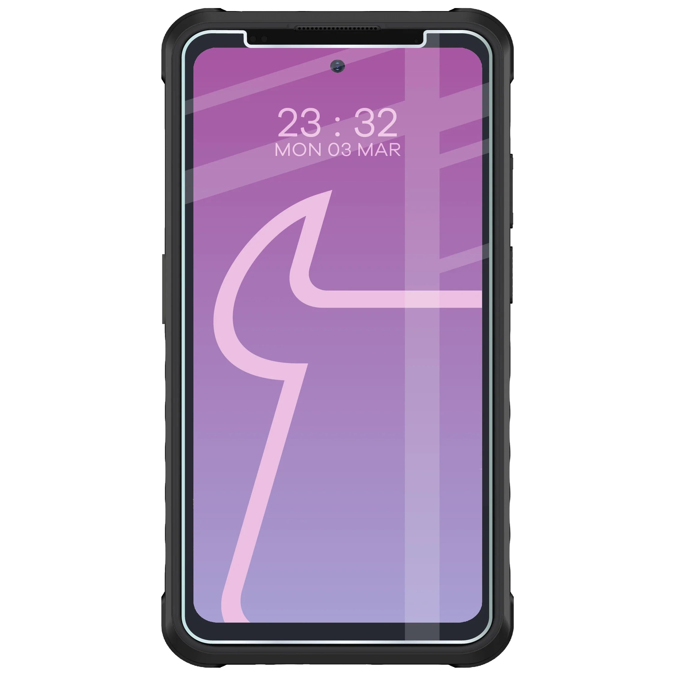 Flexibles Hybridglas für HAMMER Iron 6 5G / Iron 6, Bizon Hybrid Mule Duo, 2 Stück