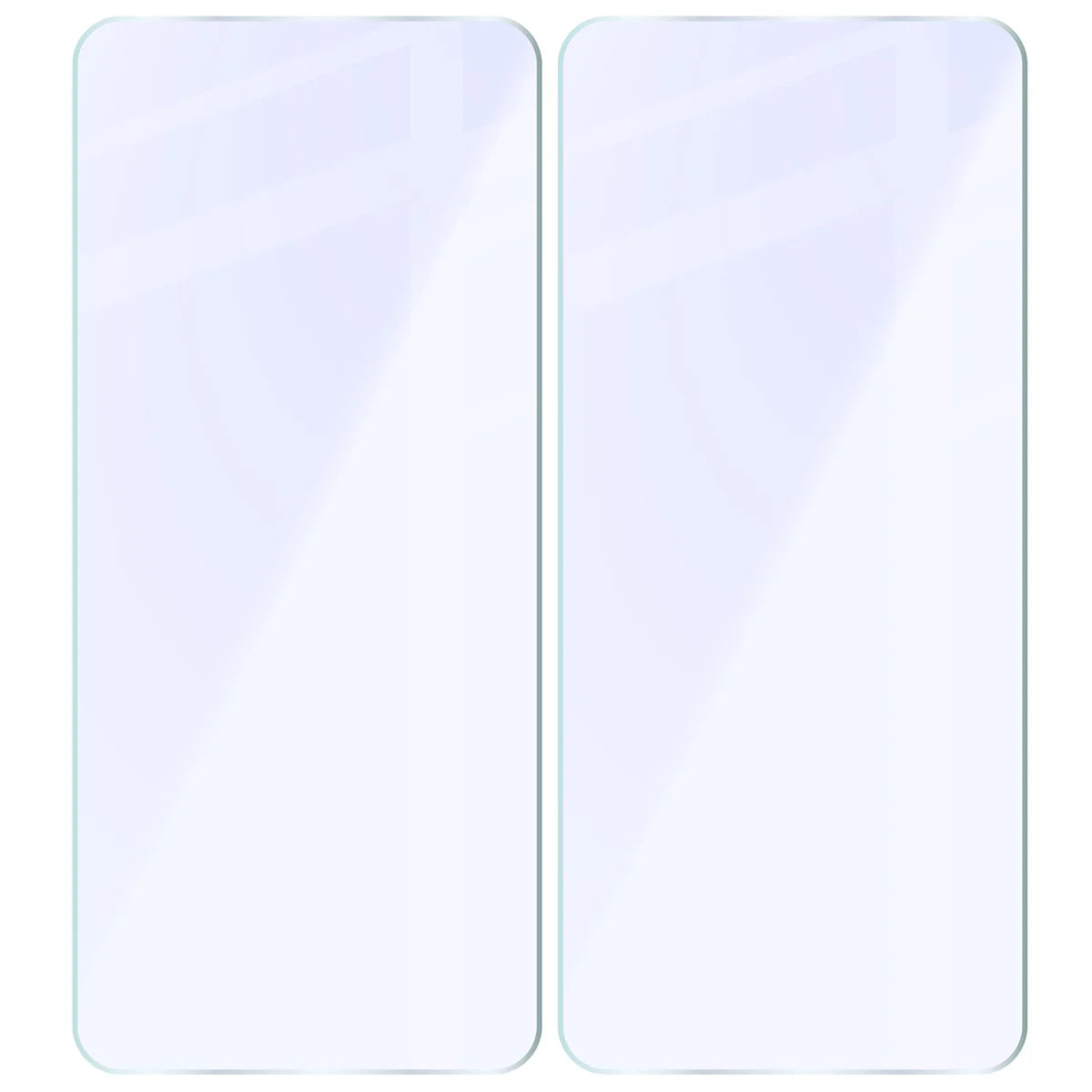 Flexibles Hybridglas für Honor X7d, Bizon Hybrid Mule Duo, 2 Stück