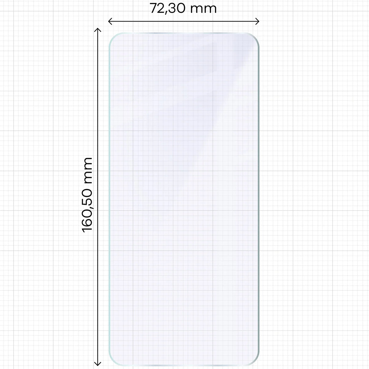 Flexibles Hybridglas für Nothing Phone (3a) Lite, Bizon Hybrid Mule Duo, 2 Stück