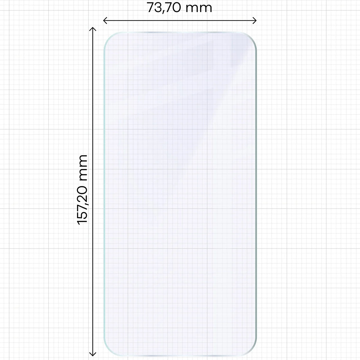 Flexibles Hybridglas für Oppo Find X9 Pro, Bizon Hybrid Mule Duo, 2 Stück