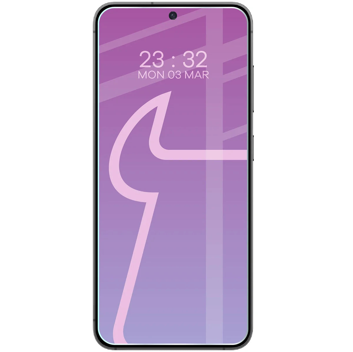 Flexibles Hybridglas für Galaxy S24, Bizon Hybrid Mule Duo, 2 Stück