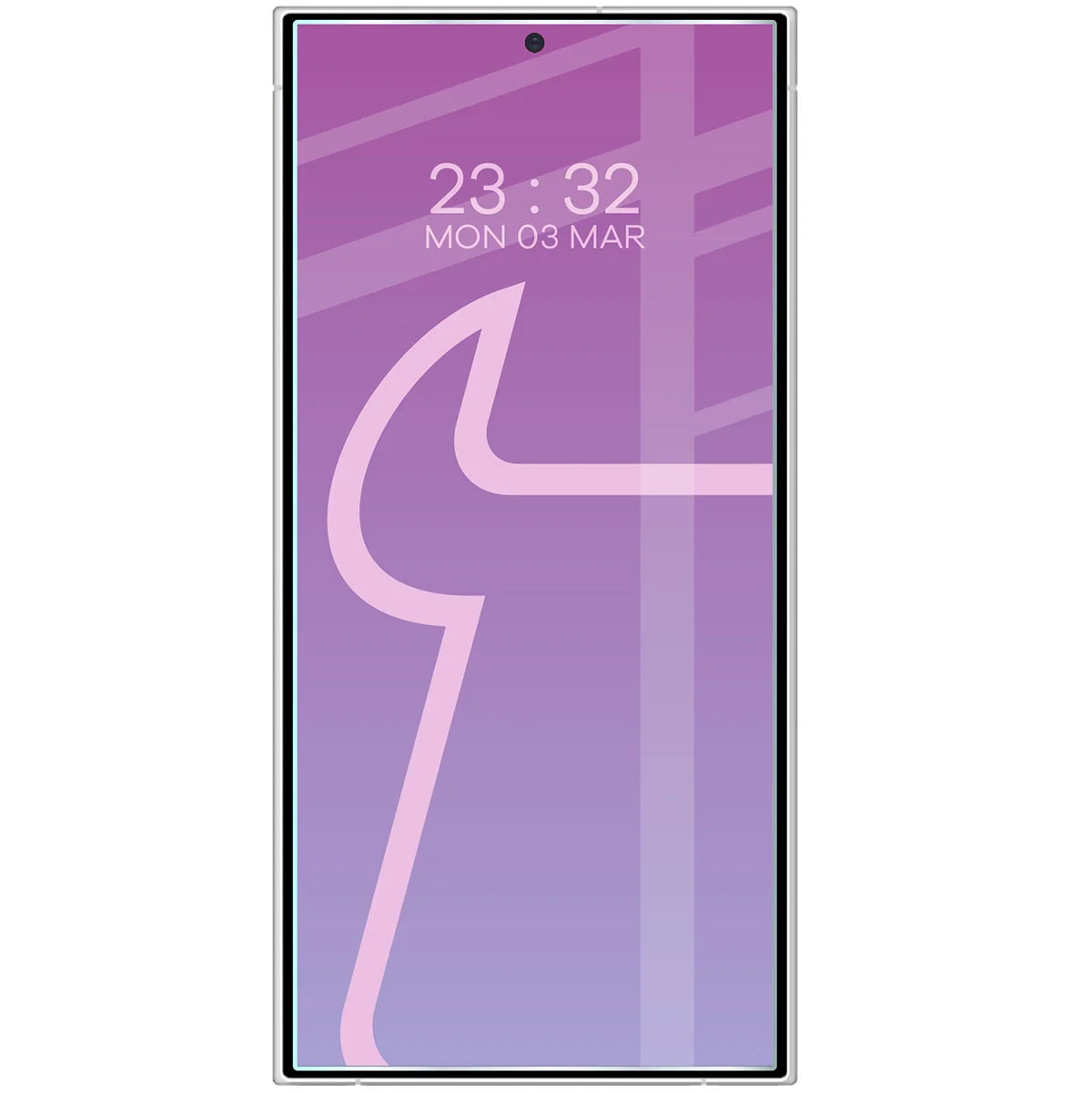 Flexibles Hybridglas für Galaxy S24 Ultra, Bizon Hybrid Mule Duo, 2 Stück