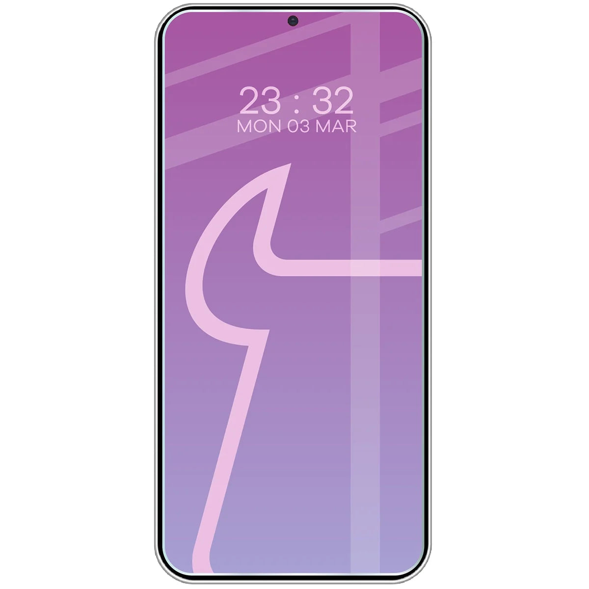 Flexibles Hybridglas für Galaxy S25 Plus, Bizon Hybrid Mule Duo, 2 Stück