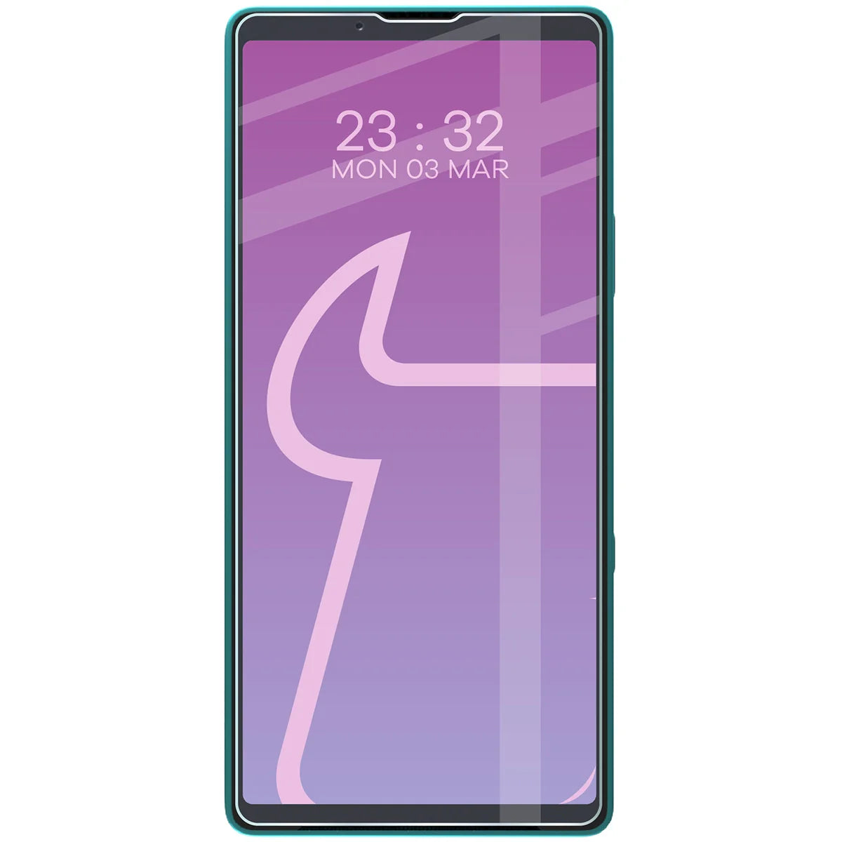 Flexibles Hybridglas für Sony Xperia 10 VII, Bizon Hybrid Mule Duo, 2 Stück