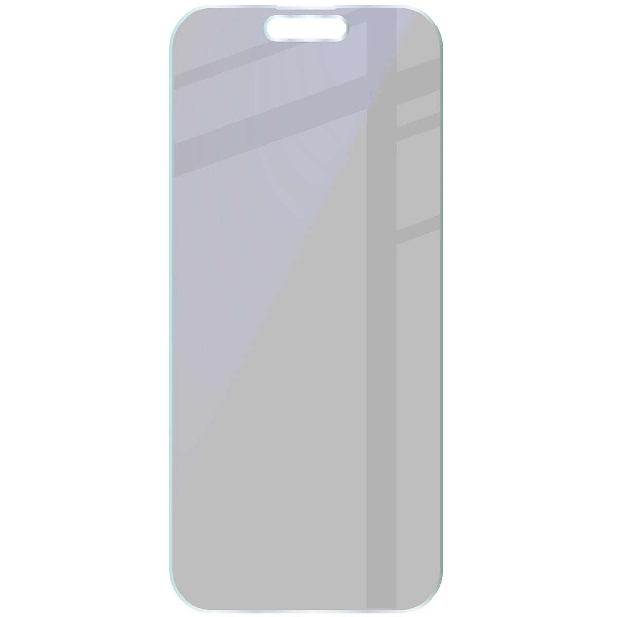 Hybridglas mit Privatschutzfilter für iPhone 14 Pro, Bizon Hybrid Shadow, Matt