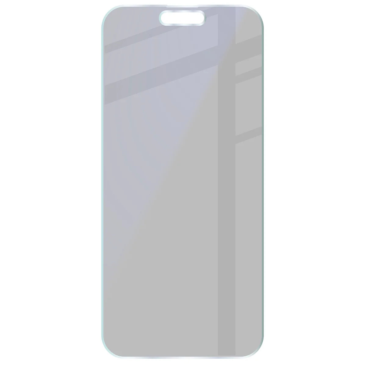 Hybridglas mit Privatschutzfilter für iPhone 15 Plus, Bizon Hybrid Shadow, Matt