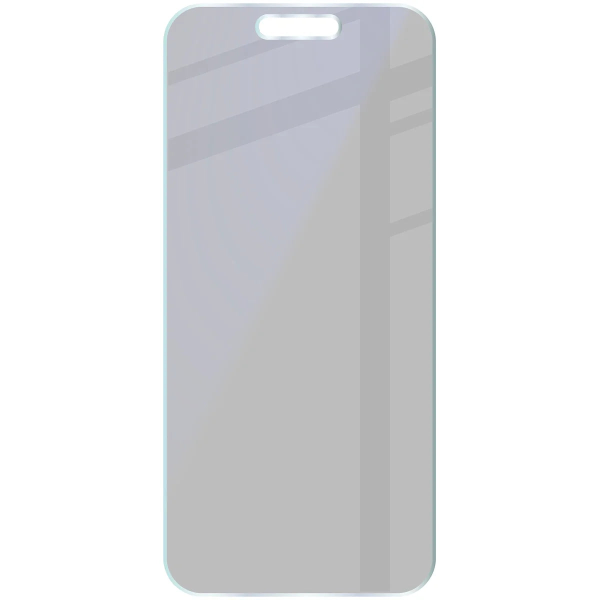 Hybridglas mit Privatschutzfilter für iPhone 16 Plus, Bizon Hybrid Shadow, Matt