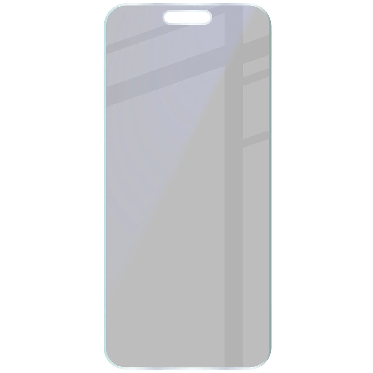 Hybridglas mit Privatschutzfilter für iPhone 17 Pro Max, Bizon Hybrid Shadow, Matt
