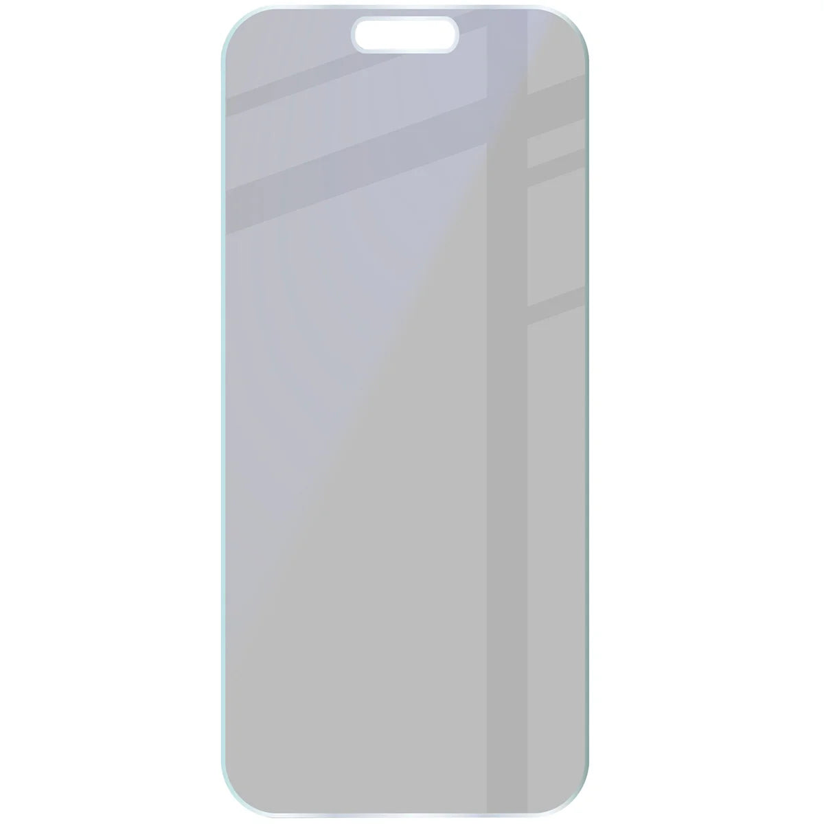 Hybridglas mit Privatschutzfilter für iPhone Air, Bizon Hybrid Shadow, Matt
