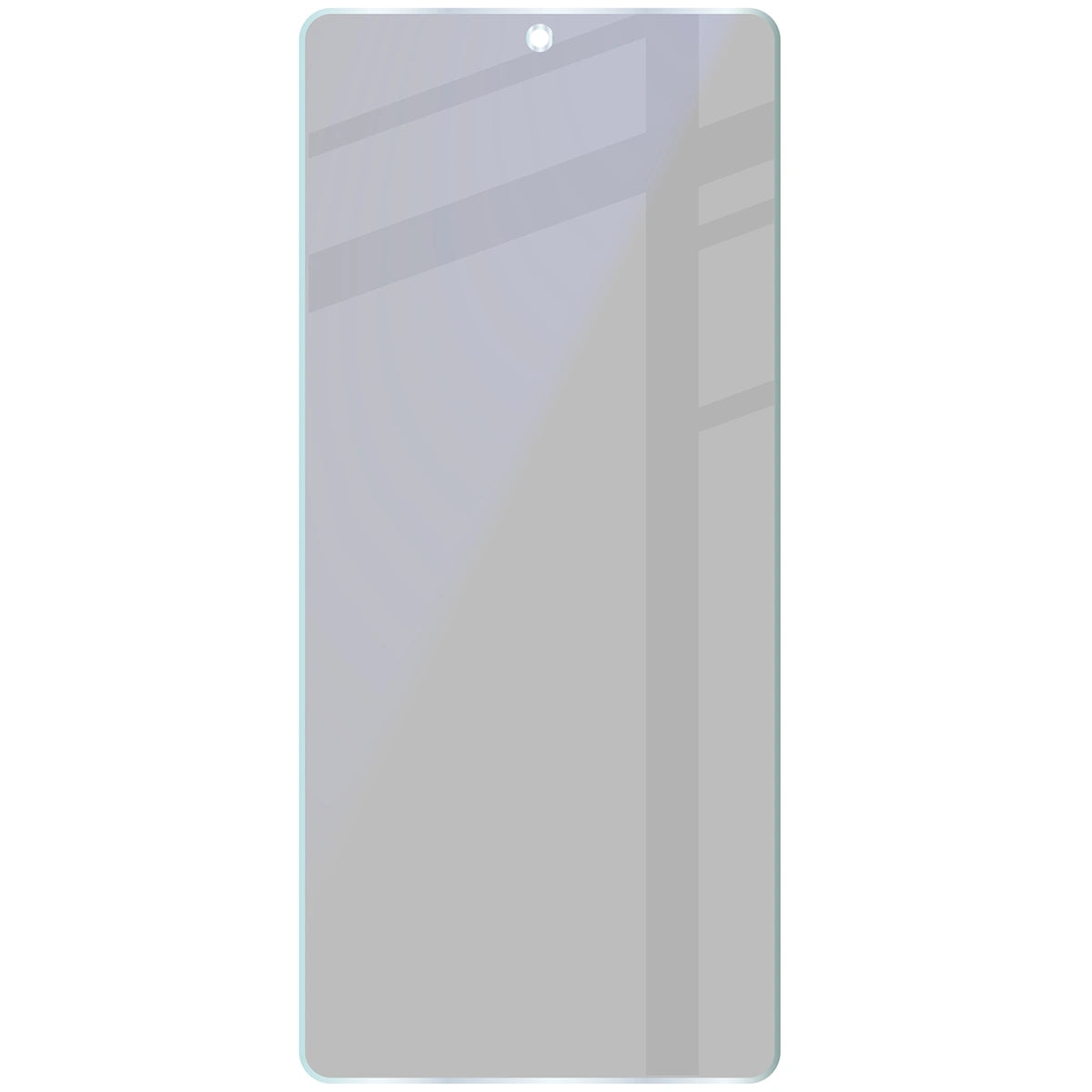 Hybridglas mit Privatschutzfilter für Asus ROG Phone 9, Bizon Hybrid Shadow, Matt