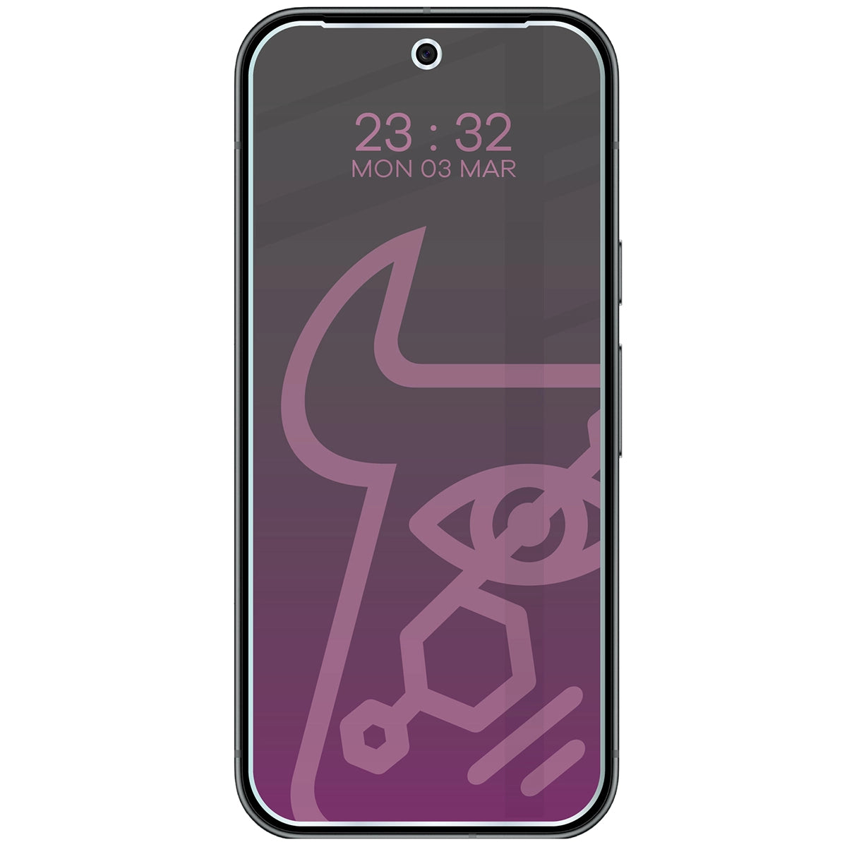 Hybridglas mit Privatschutzfilter für Google Pixel 10, Bizon Hybrid Shadow, Matt