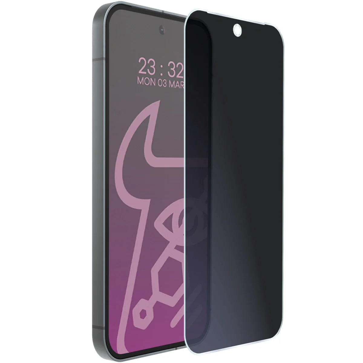 Hybridglas mit Privatschutzfilter für Google Pixel 10 Pro, Bizon Hybrid Shadow, Matt