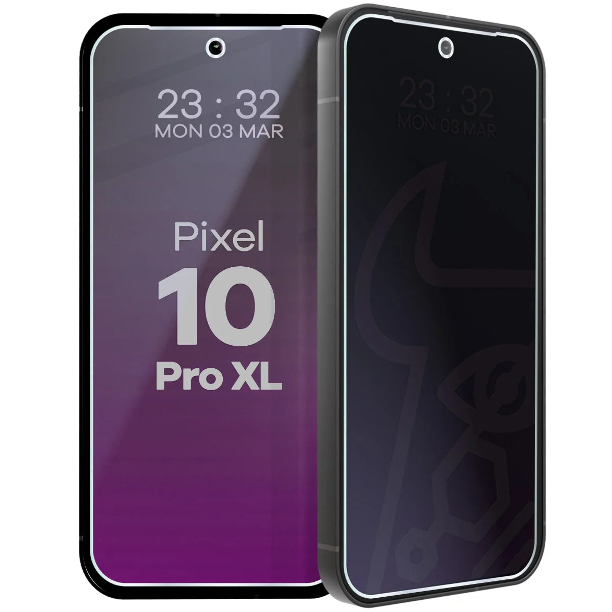 Hybridglas mit Privatschutzfilter für Google Pixel 10 Pro XL, Bizon Hybrid Shadow, Matt