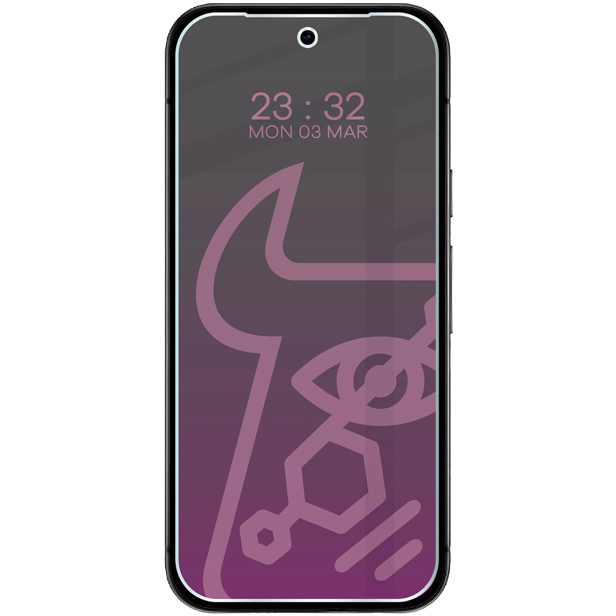 Hybridglas mit Privatschutzfilter für Google Pixel 9a, Bizon Hybrid Shadow, Matt