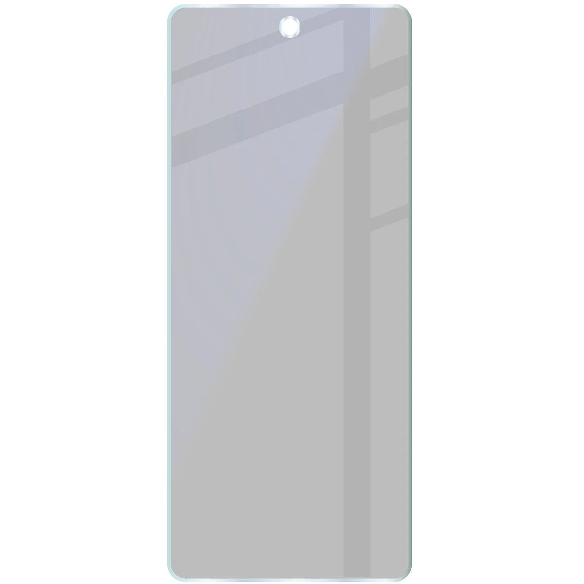 Hybridglas mit Privatschutzfilter für Infinix Hot 50 4G, Bizon Hybrid Shadow, Matt