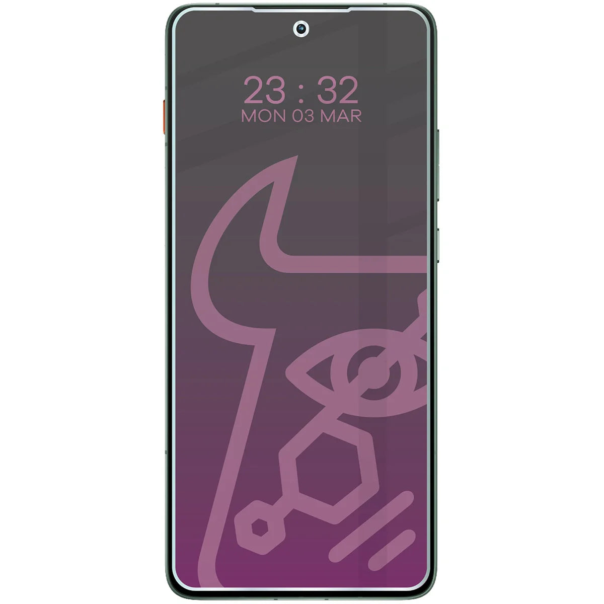 Hybridglas mit Privatschutzfilter für Motorola Edge 70, Bizon Hybrid Shadow, Matt