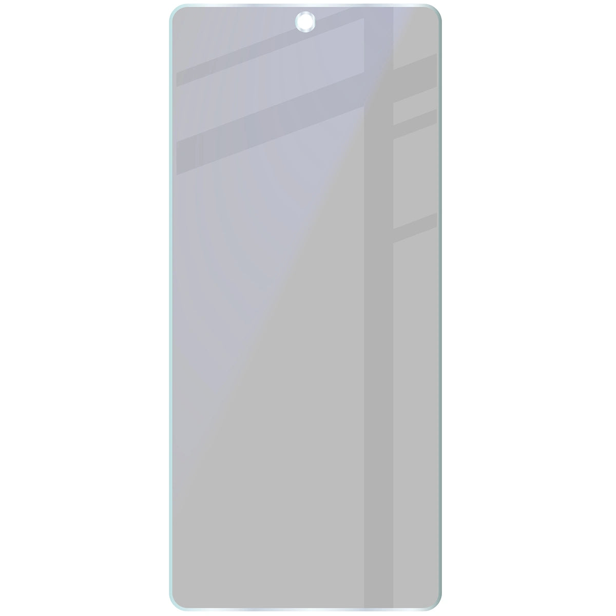 Hybridglas mit Privatschutzfilter für Motorola Moto G75 5G, Bizon Hybrid Shadow, Matt