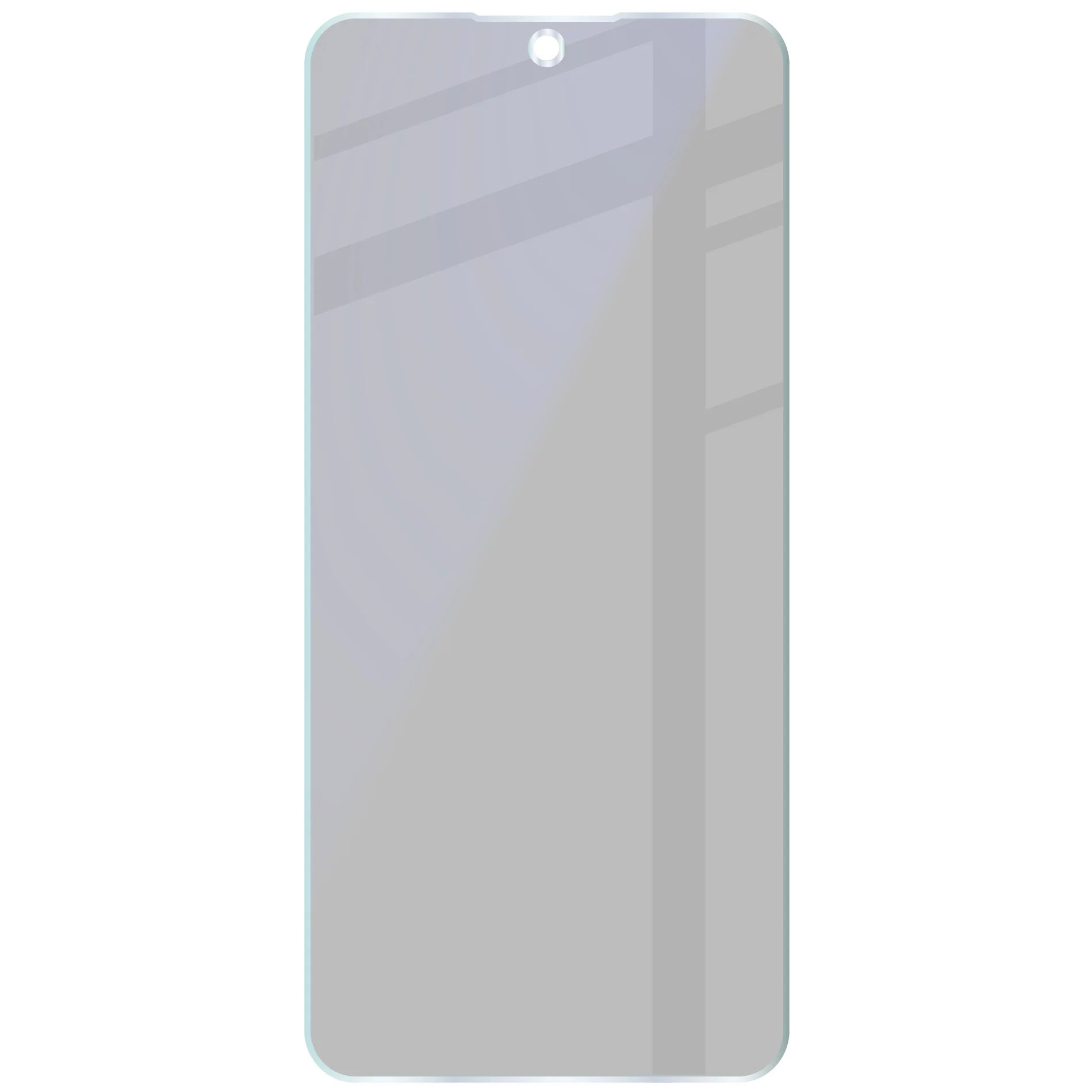 Hybridglas mit Privatschutzfilter für Nothing Phone (3a), Bizon Hybrid Shadow, Matt