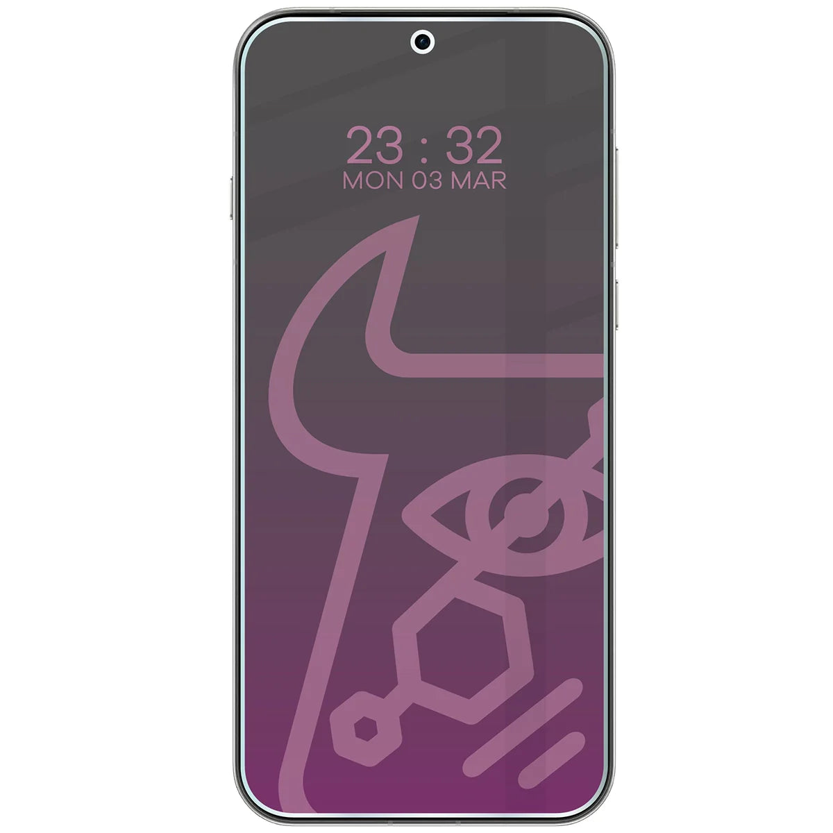 Hybridglas mit Privatschutzfilter für OnePlus 15, Bizon Hybrid Shadow, Matt