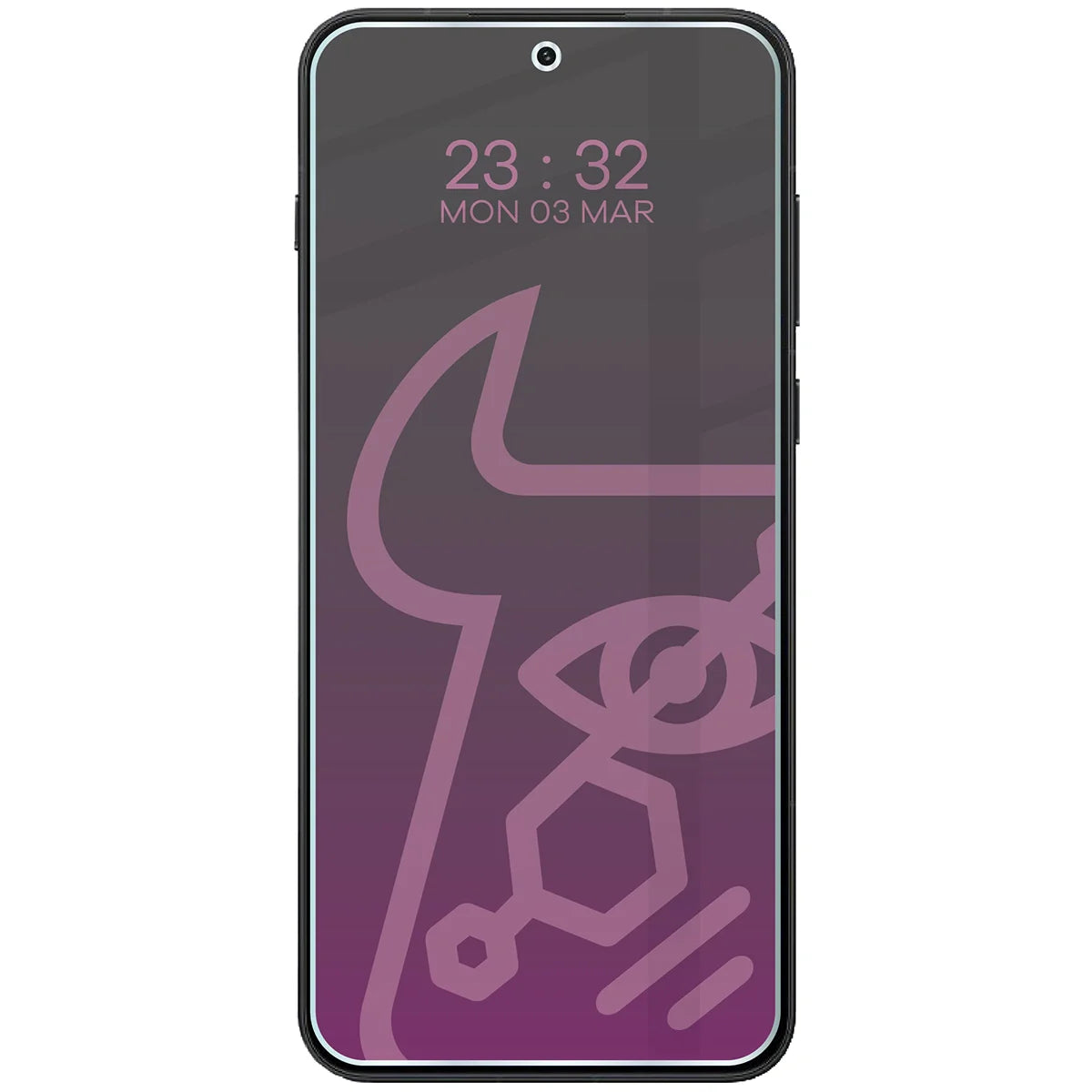 Hybridglas mit Privatschutzfilter für OnePlus 15R, Bizon Hybrid Shadow, Matt