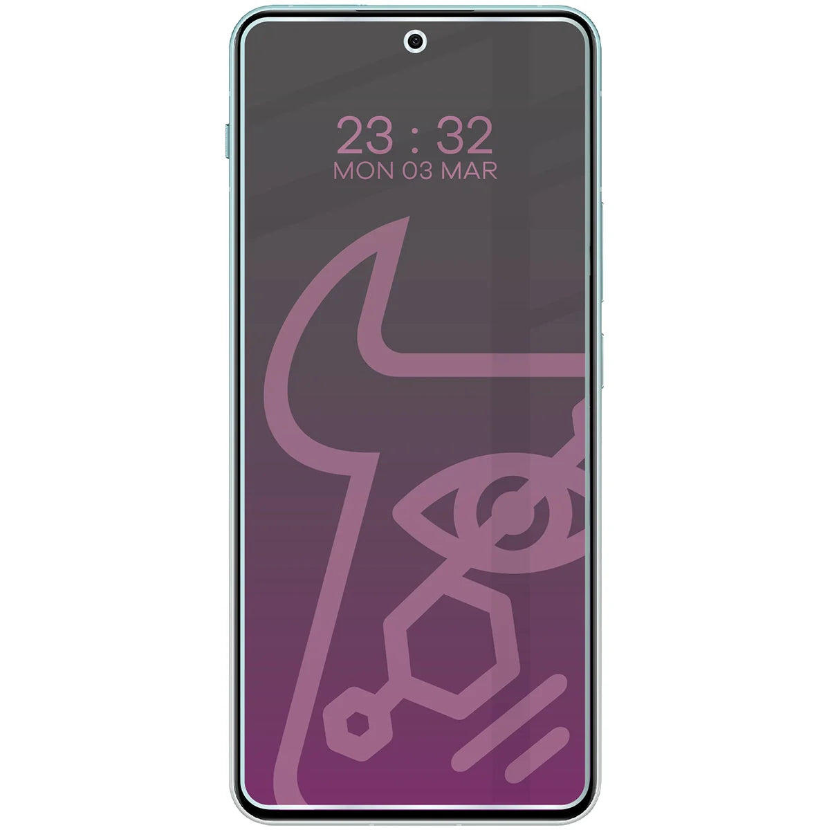 Hybridglas mit Privatschutzfilter für OnePlus Nord 4, Bizon Hybrid Shadow, Matt