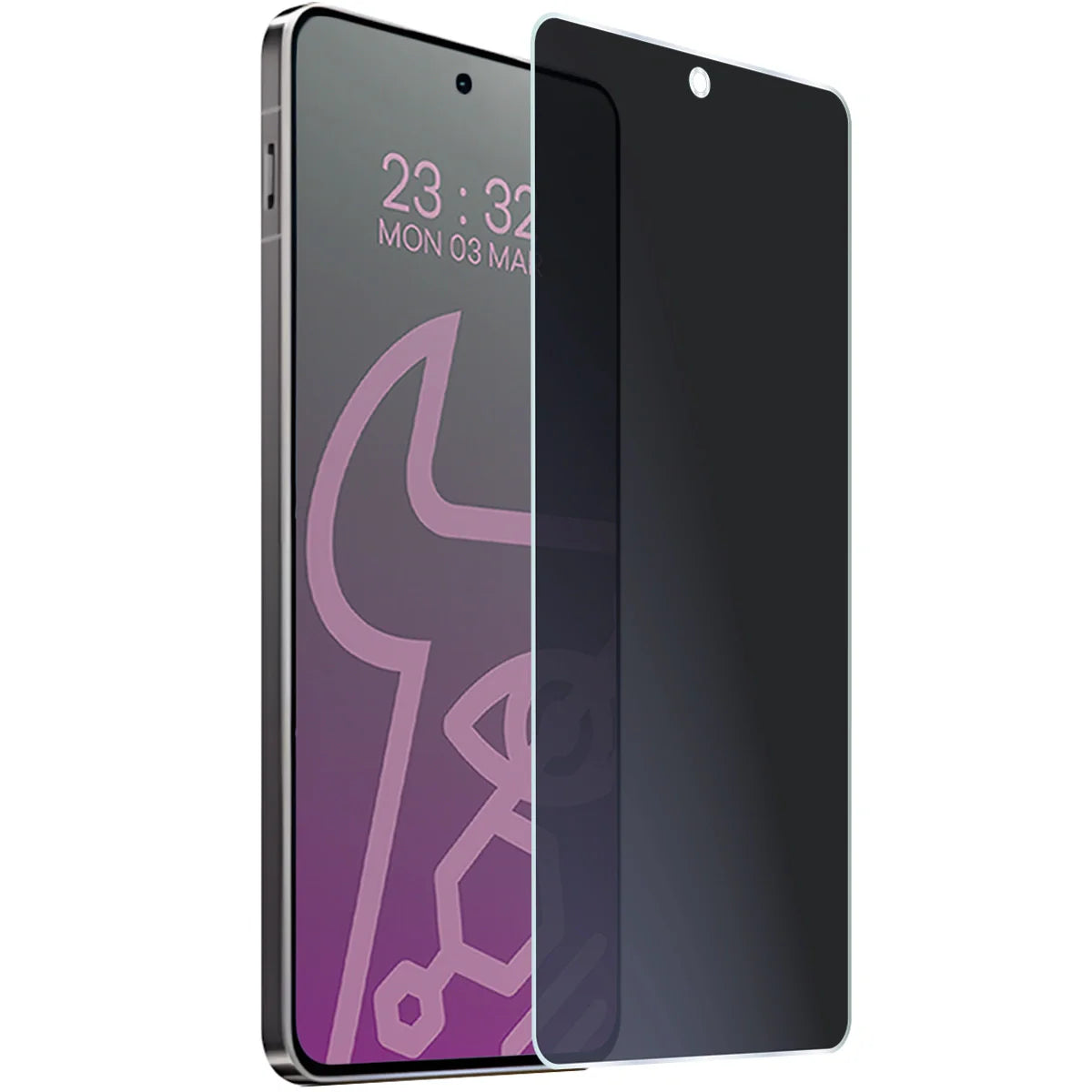 Hybridglas mit Privatschutzfilter für OnePlus Nord 4, Bizon Hybrid Shadow, Matt